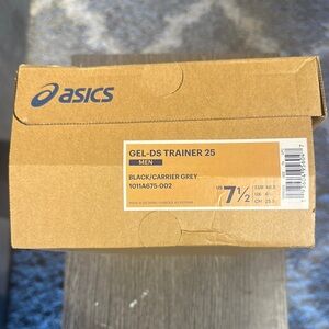 Asics Gel-DS Trainer 25 Sneakers - Men’s Size 7.5 - Black/Carrier Grey